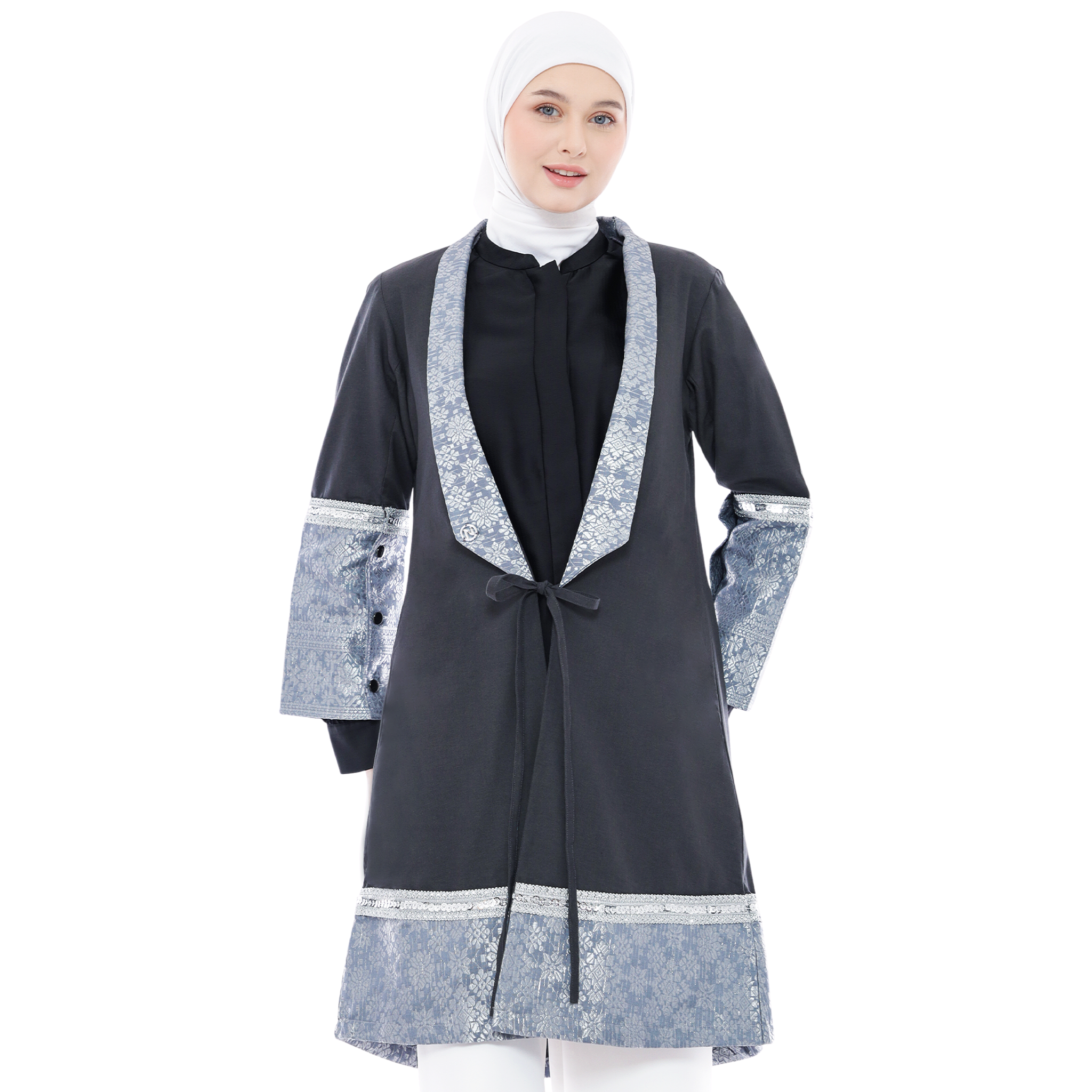 Double Tone Ethnic Outer in Cotton Blend