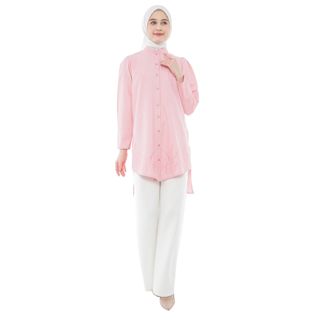 Embroidery Tunic - Pink