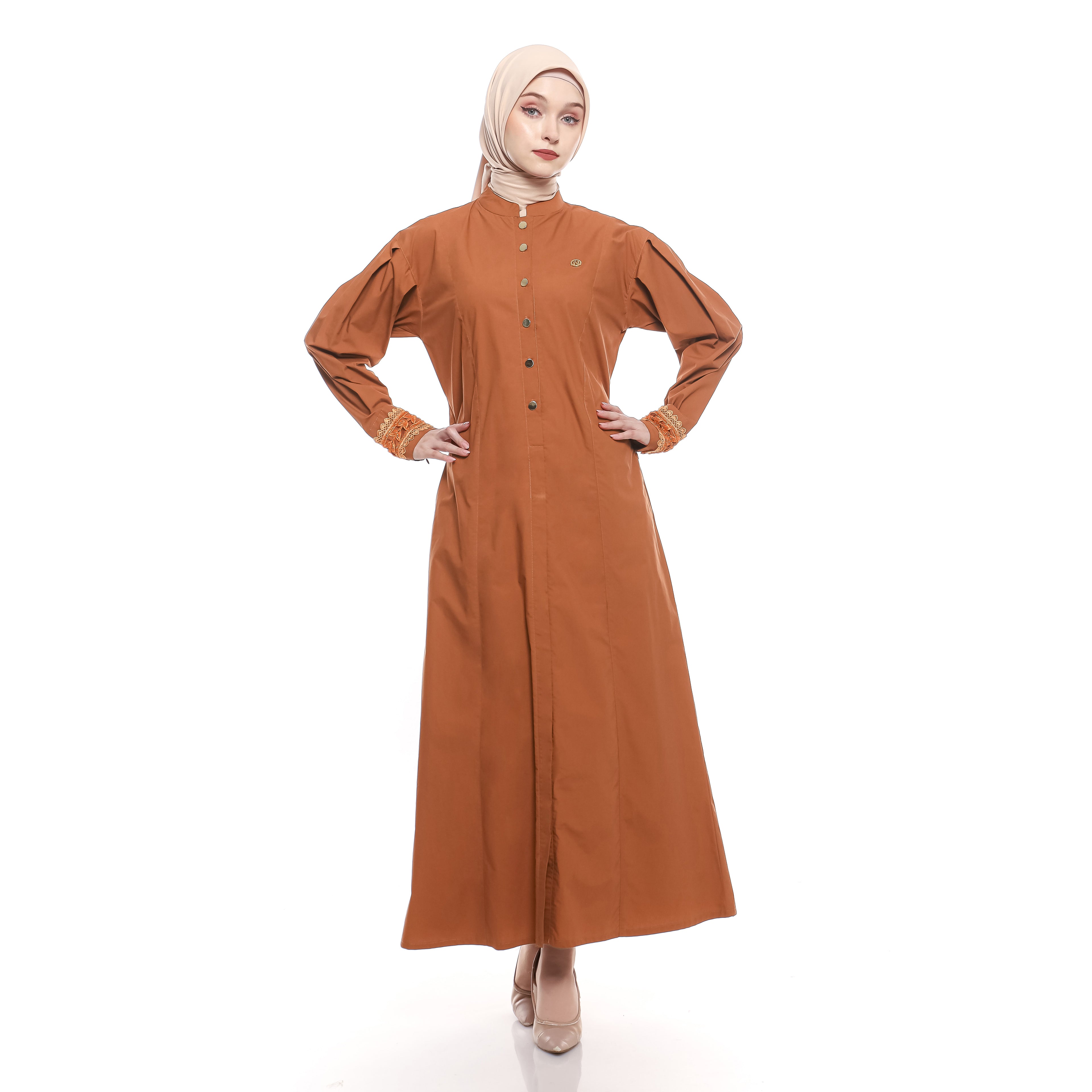 Gamis Terracotta Puff Sequence