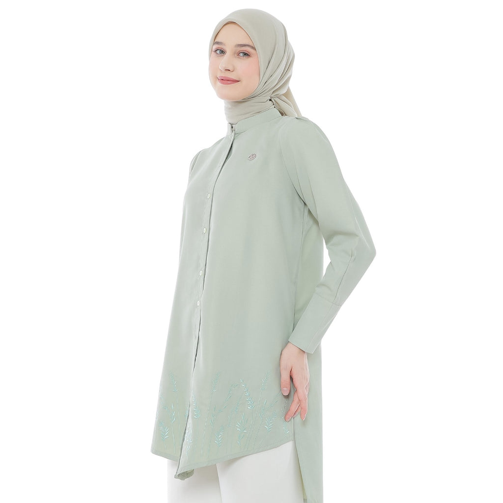 Embroidery Tunic - Green