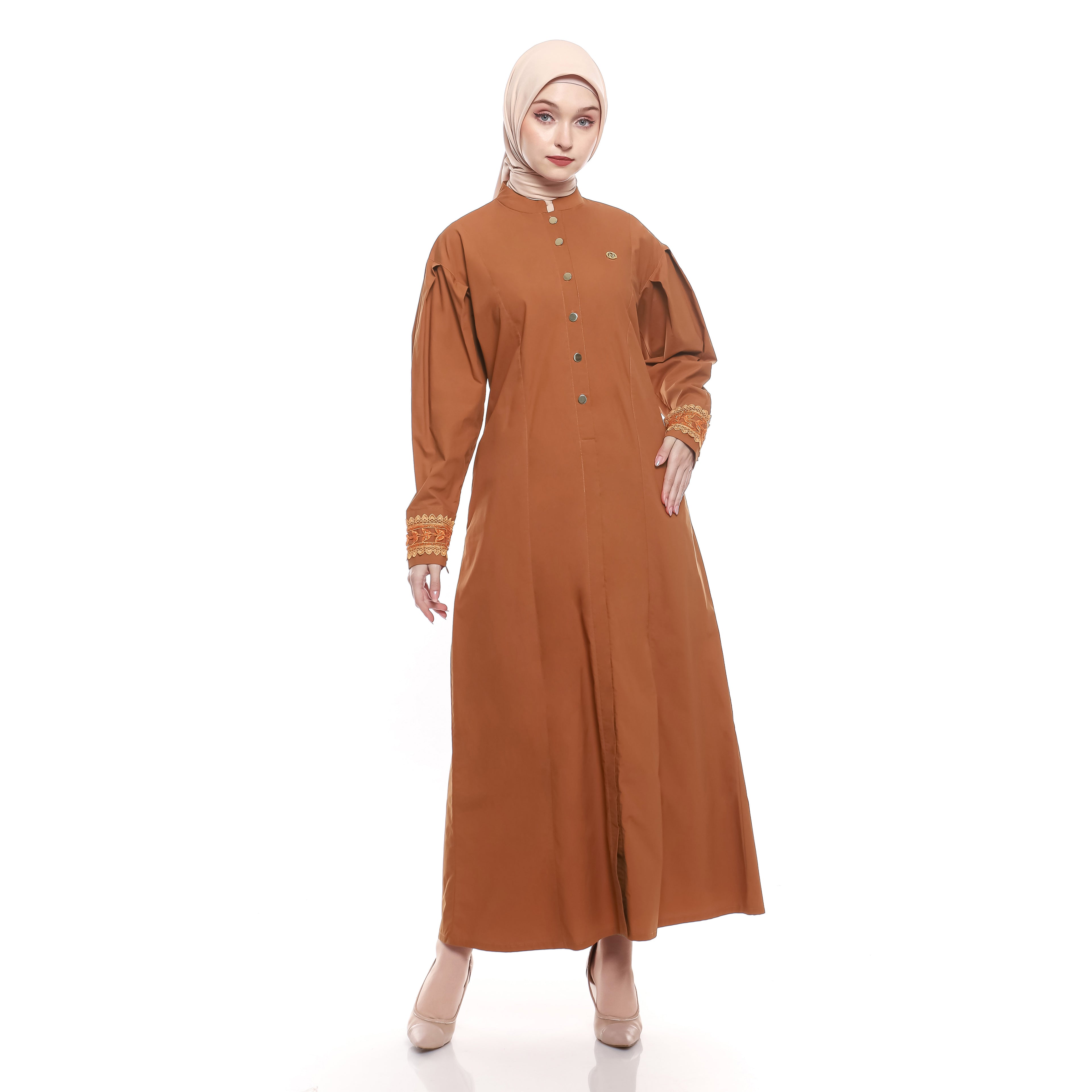 Gamis Terracotta Puff Sequence