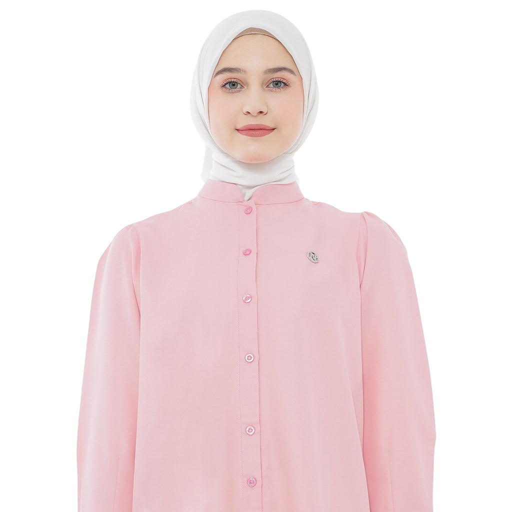 Embroidery Tunic - Pink