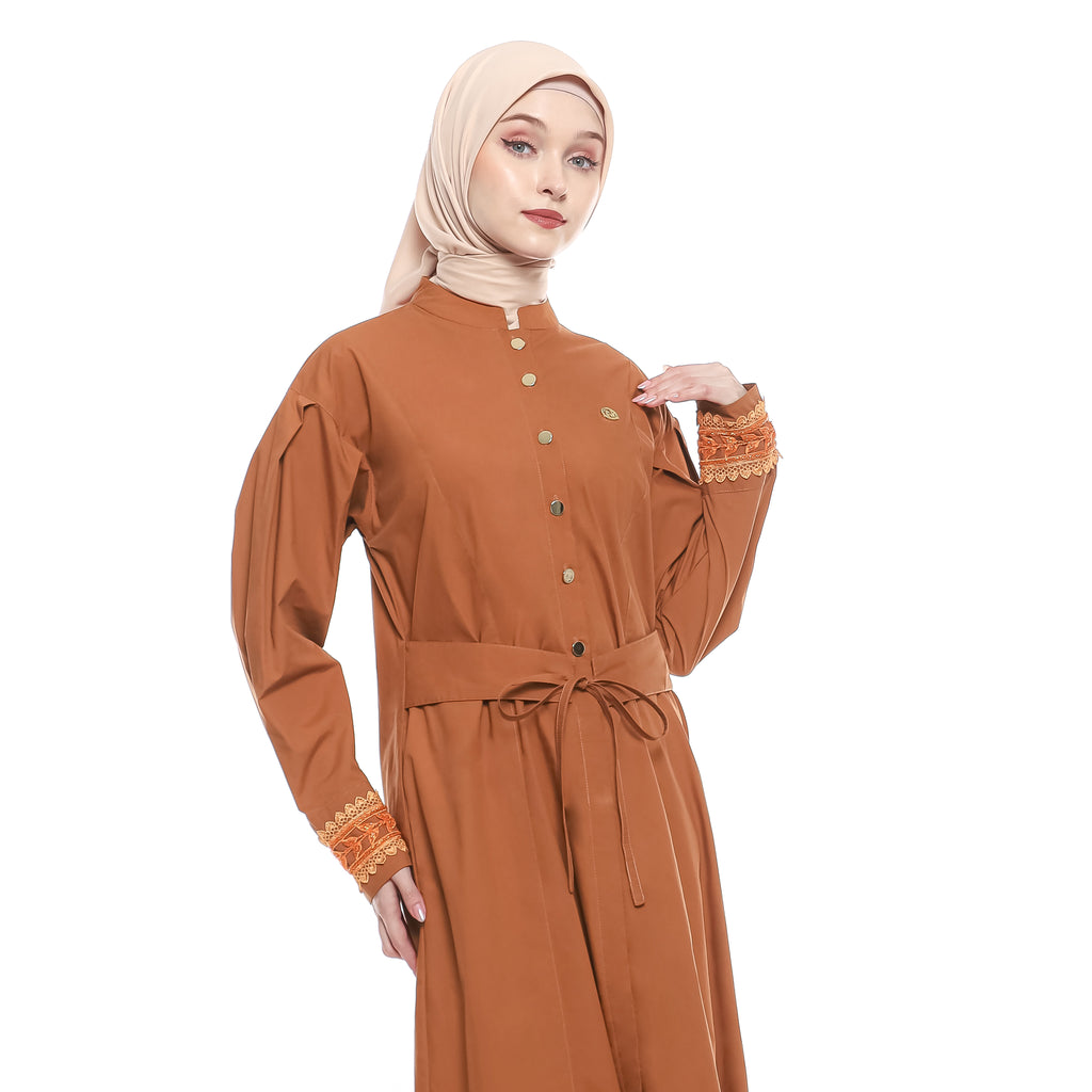 Gamis Terracotta Puff Sequence