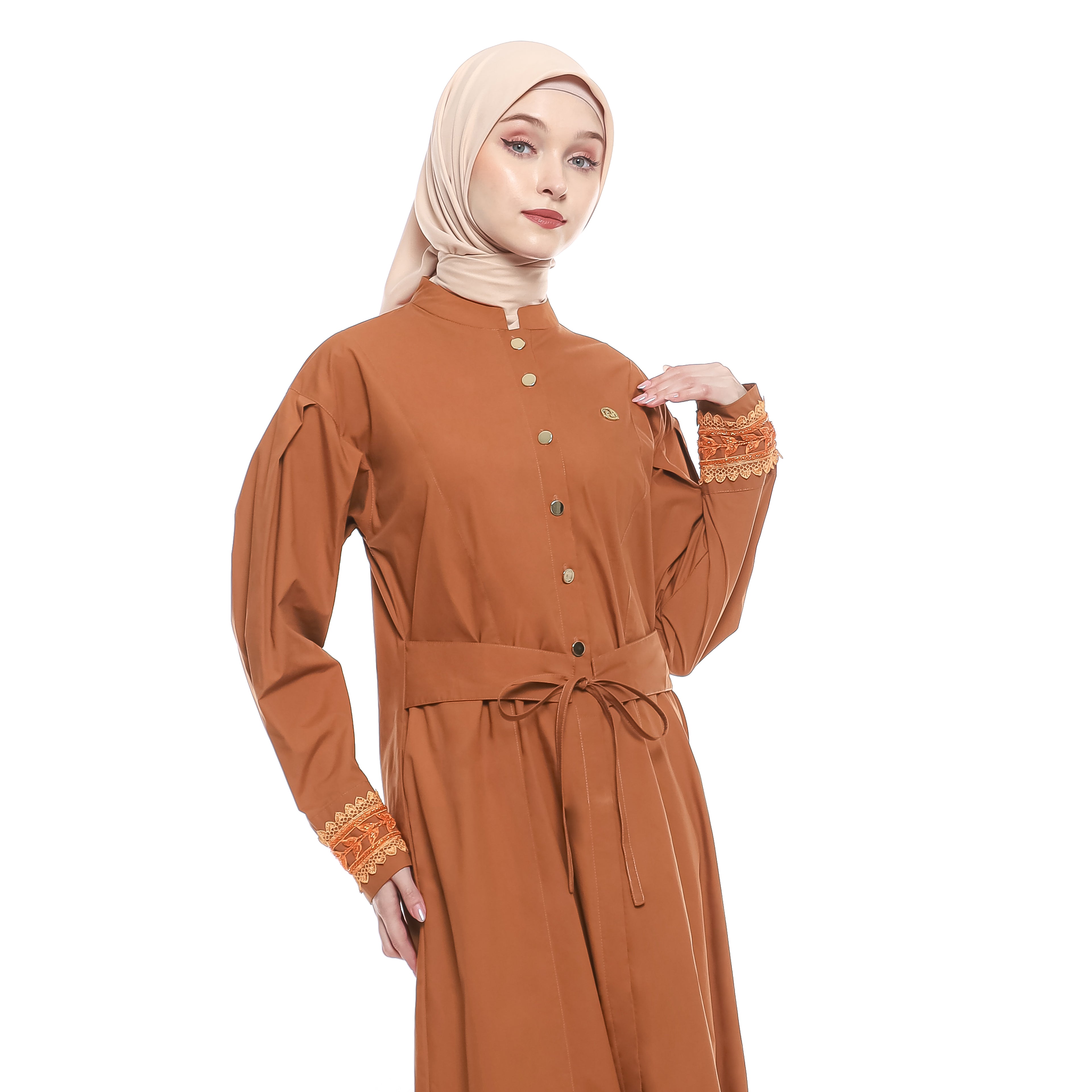 Gamis Terracotta Puff Sequence