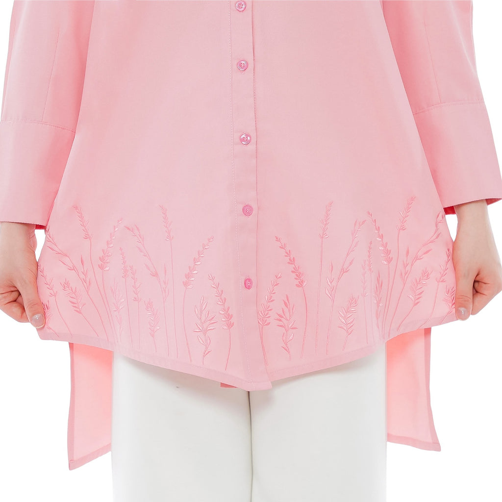 Embroidery Tunic - Pink