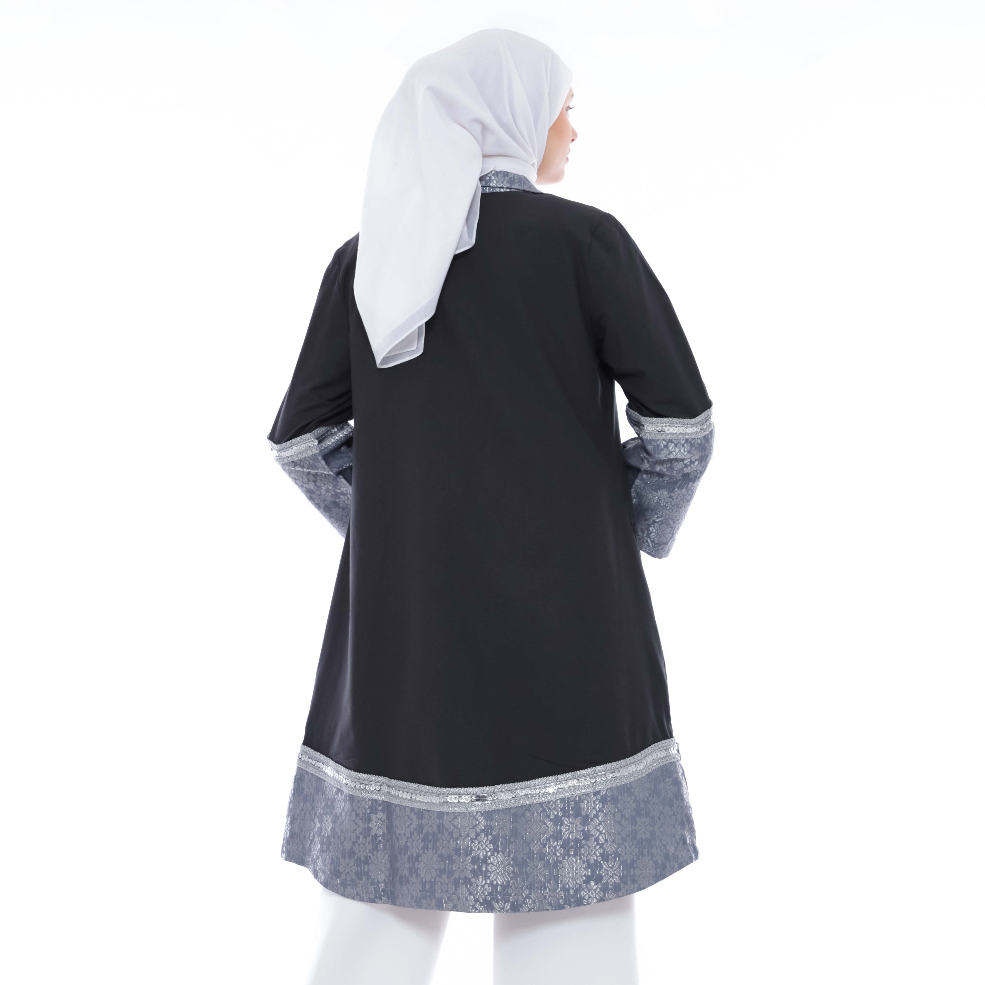 Outer Muslimah Etnik Double Tone