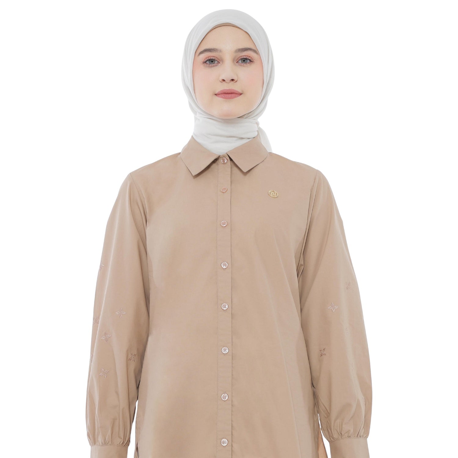Embroidery Tunic - Mocca