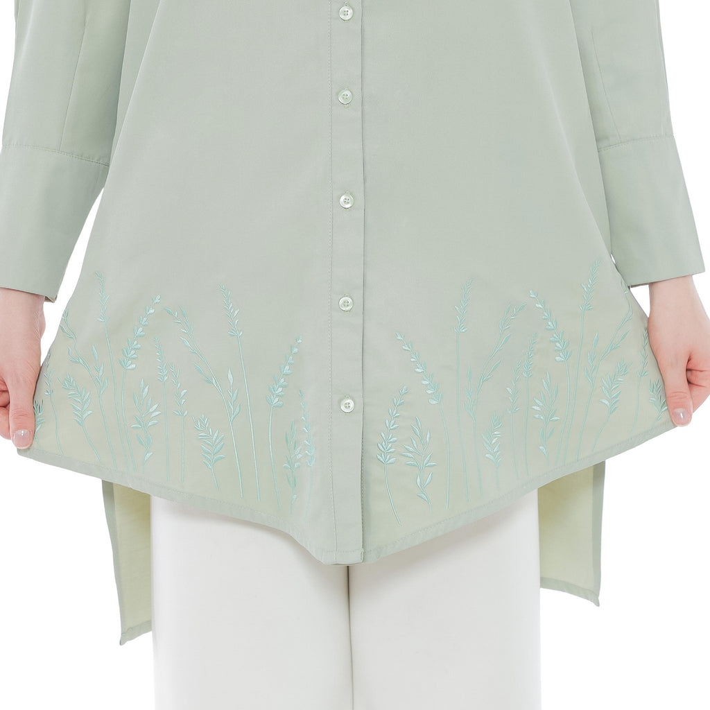 Embroidery Tunic - Green