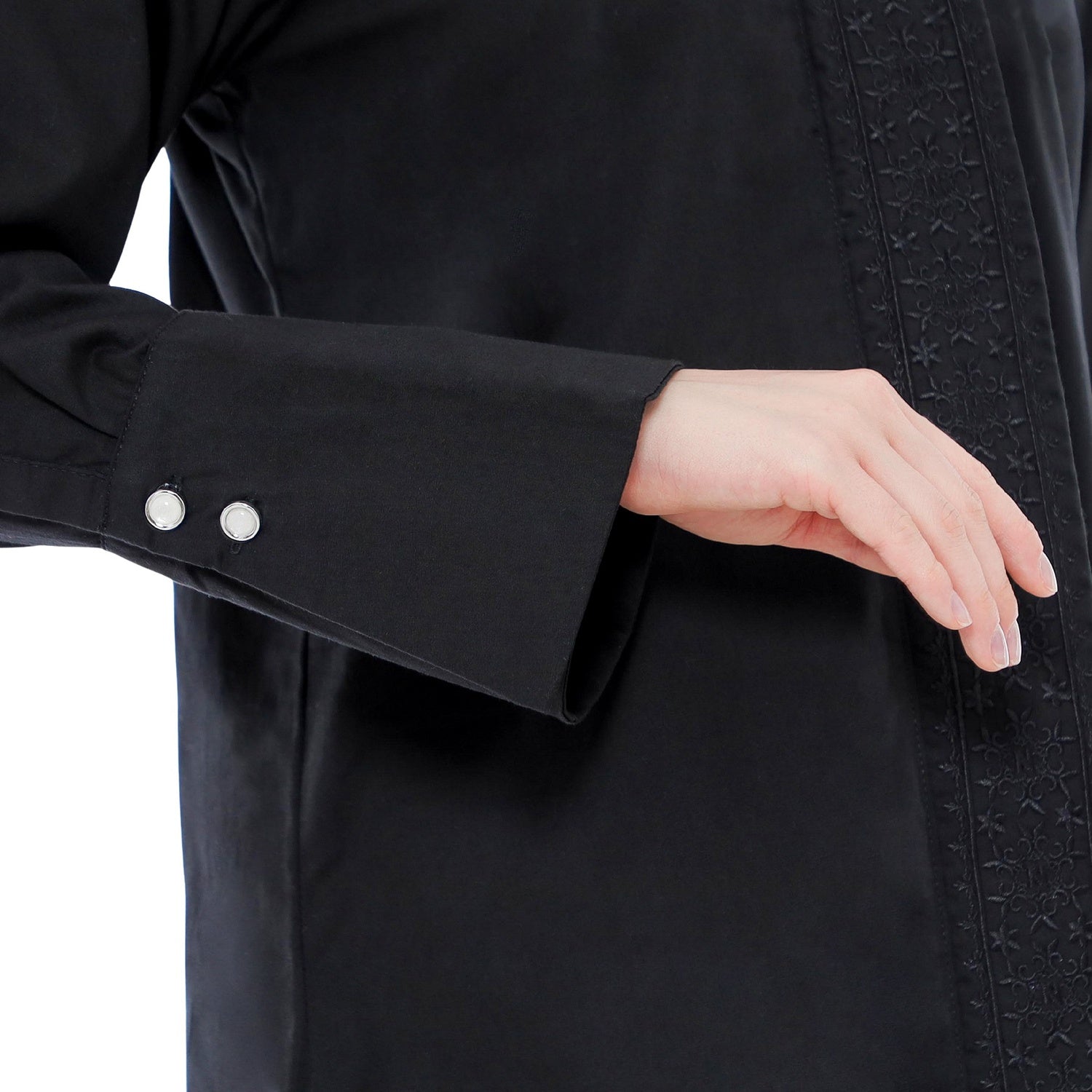 Embroidery Tunic - Black