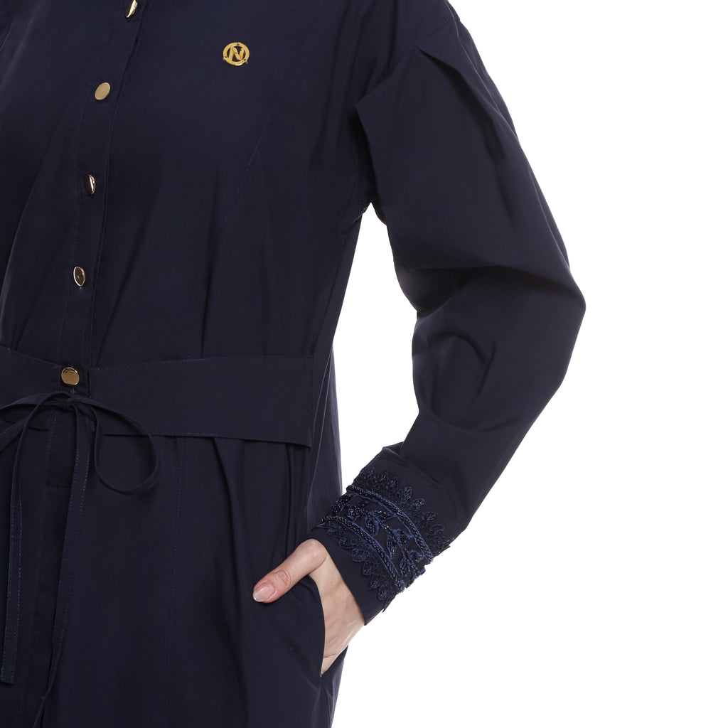 Gamis Navy Puff Sequence