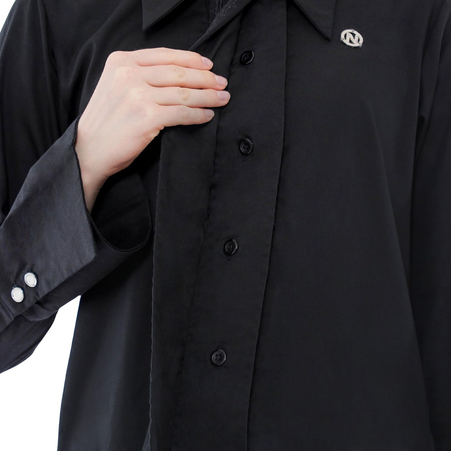 Embroidery Tunic - Black