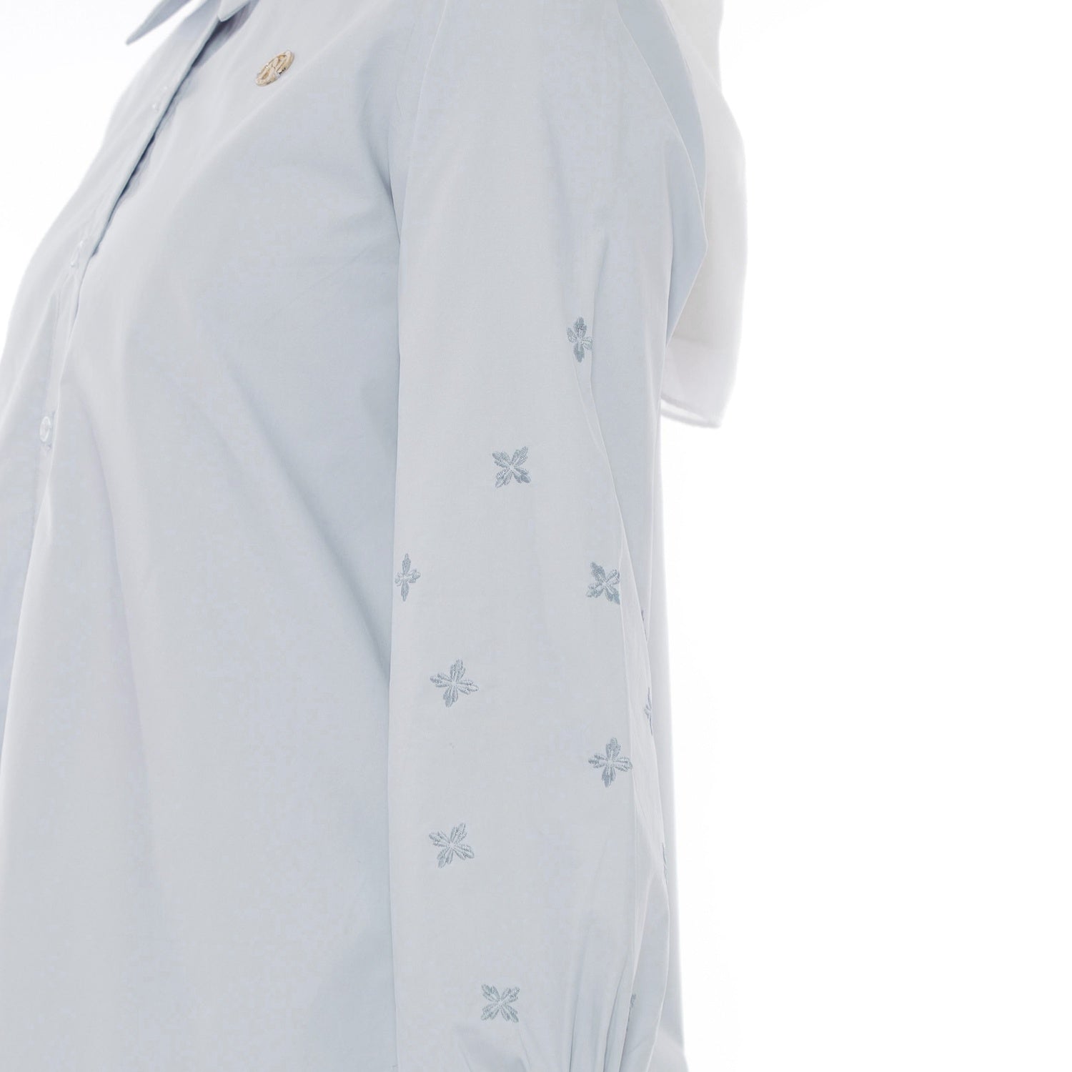 Embroidery Tunic - Soft Grey
