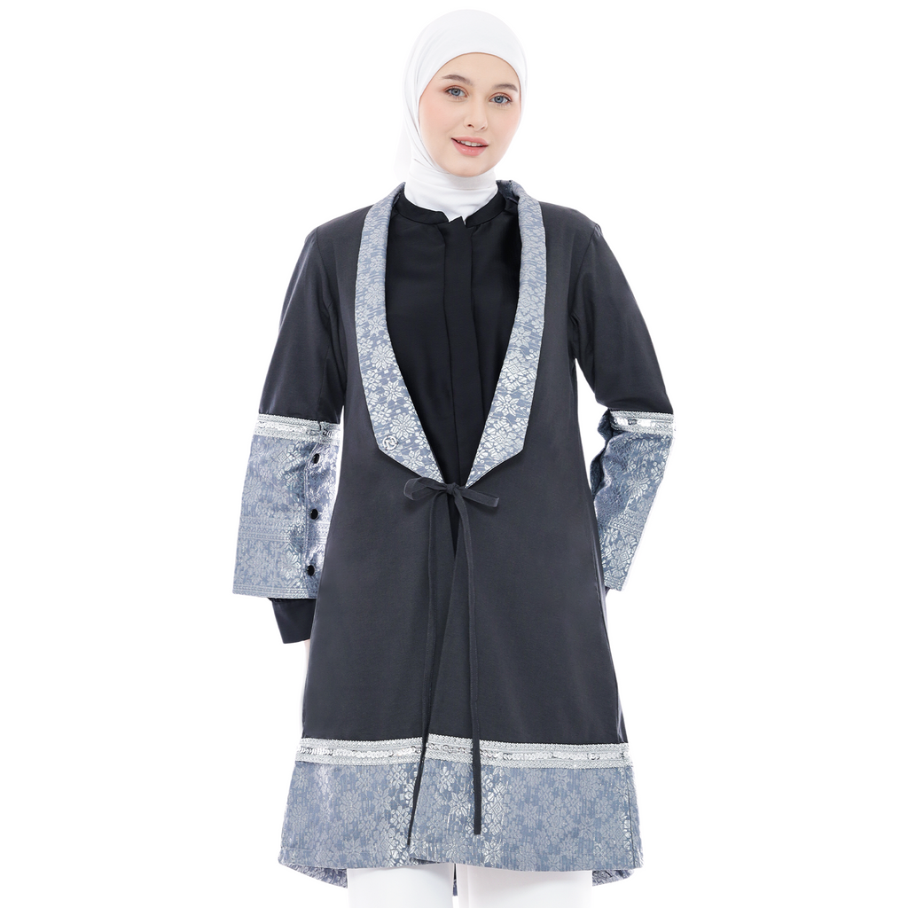 Double Tone Ethnic Outer in Cotton Blend