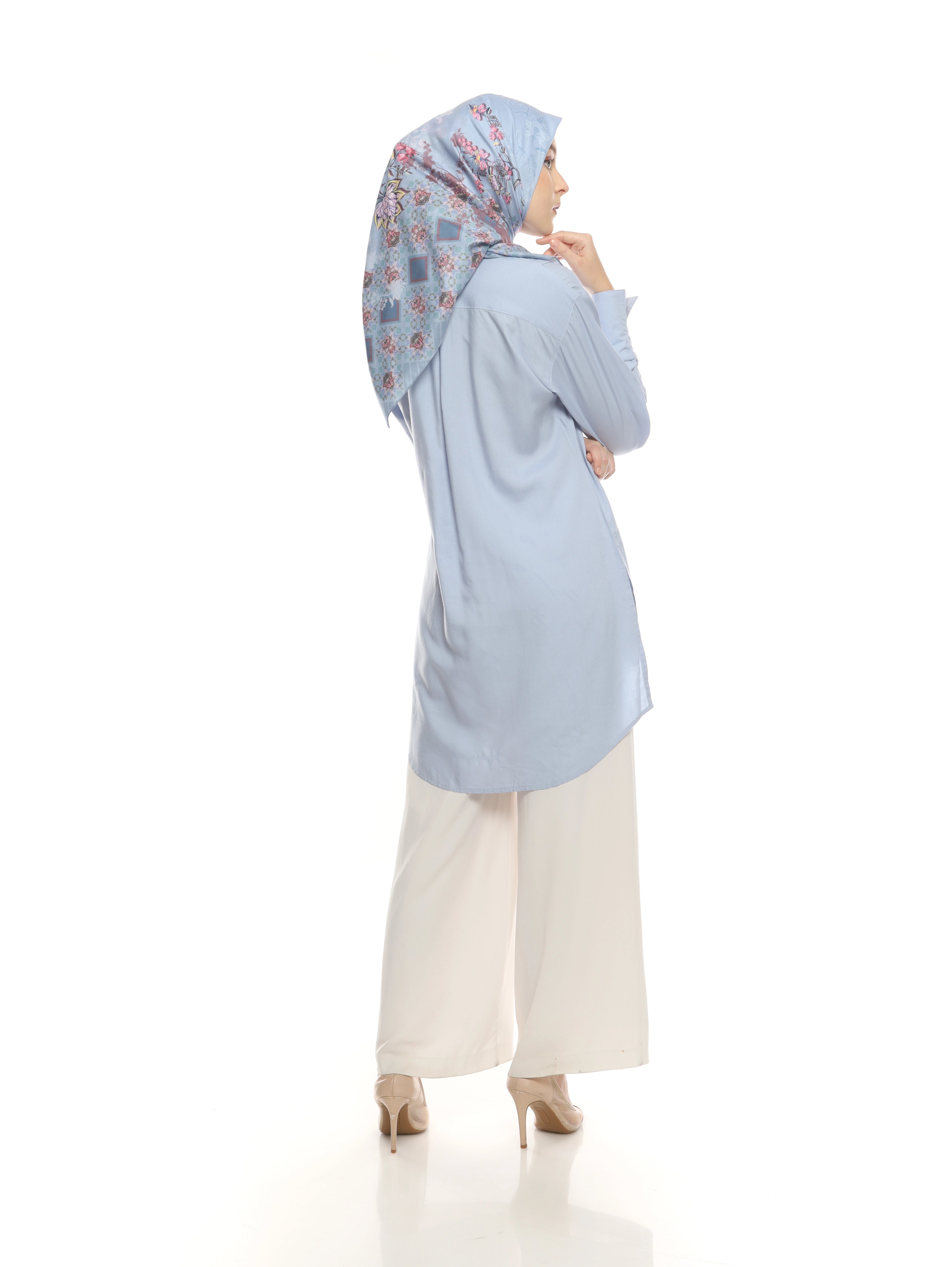 Blue Shirt with Double Button