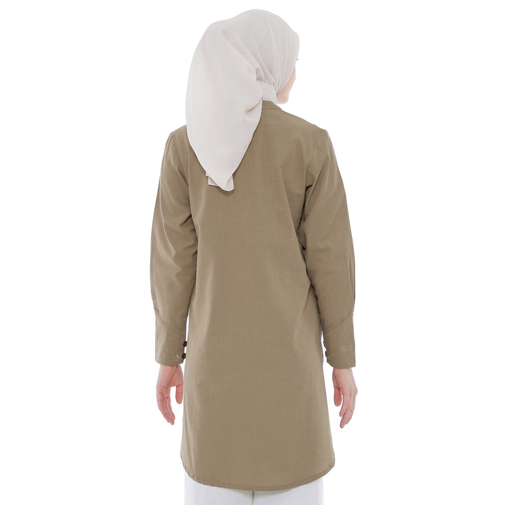 Embroidery Tunic - Cappucino