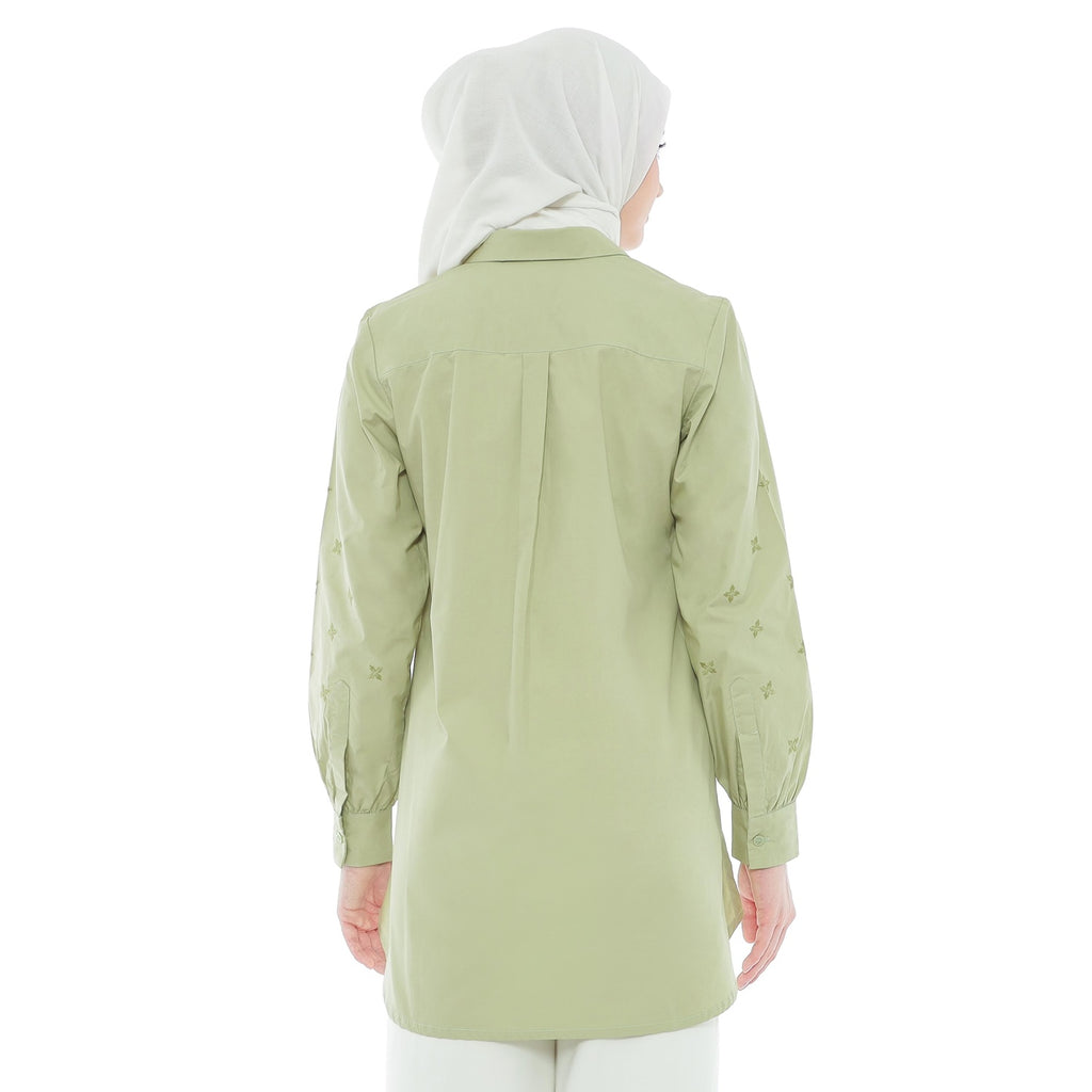Embroidery Tunic - Lime