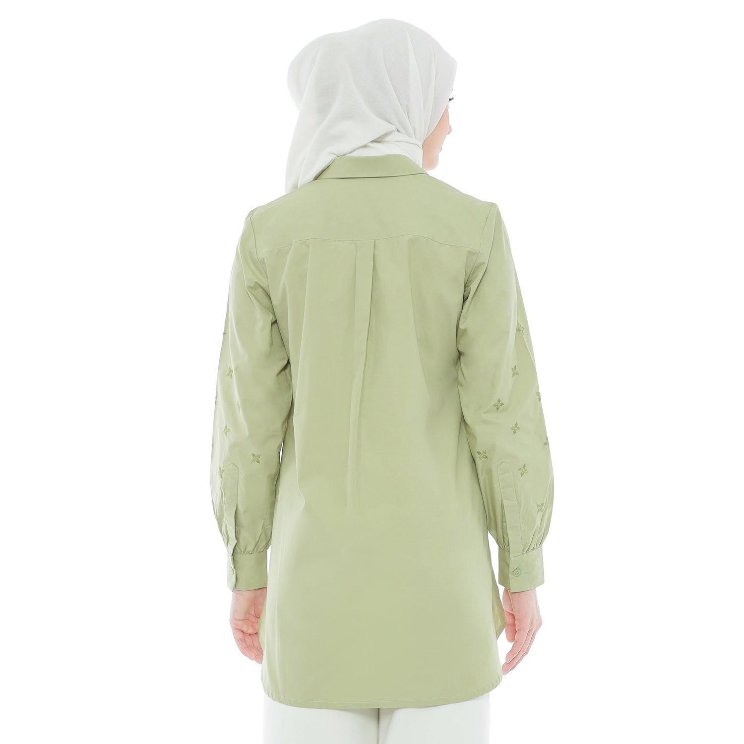 Embroidery Tunic - Lime