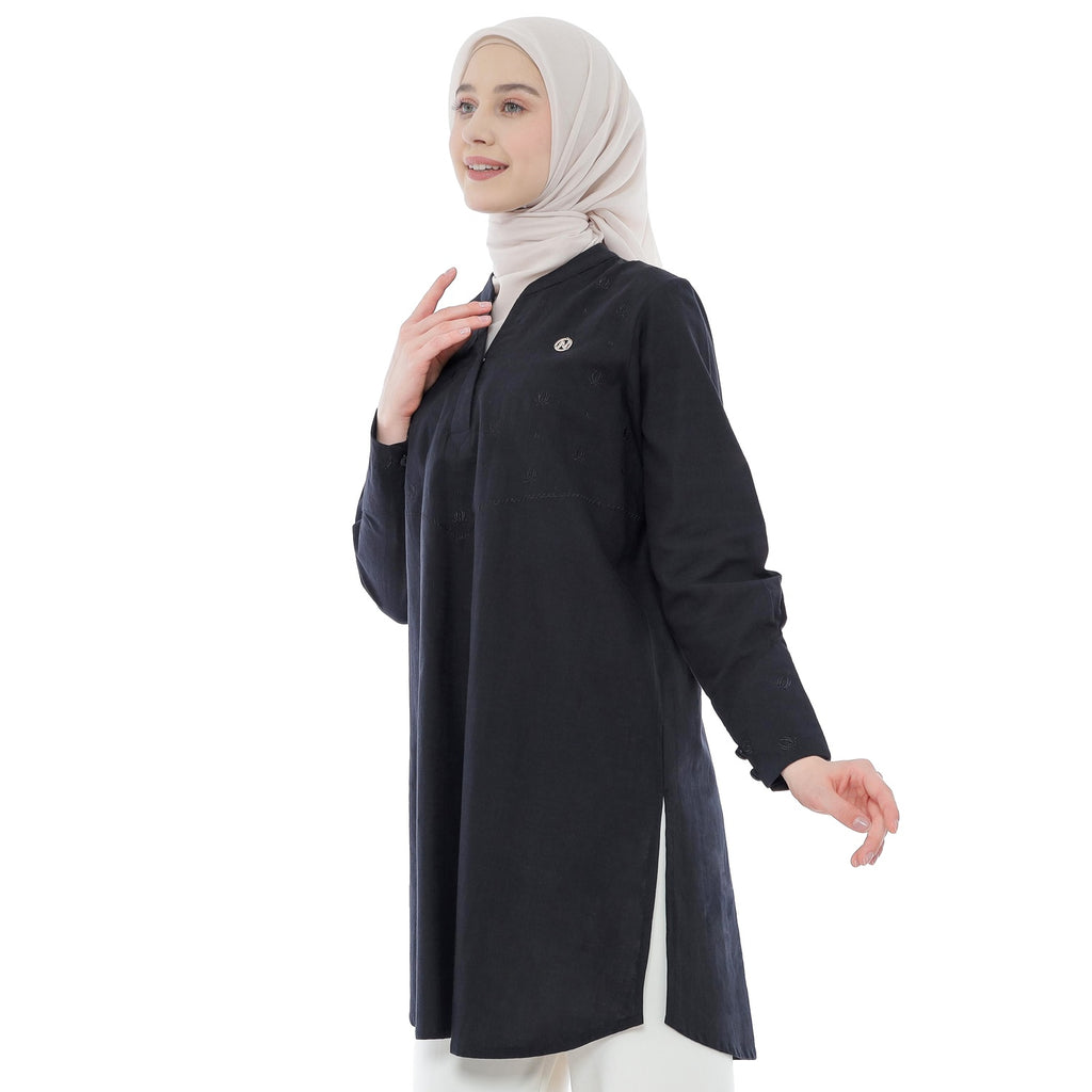 Embroidery Tunic - Black