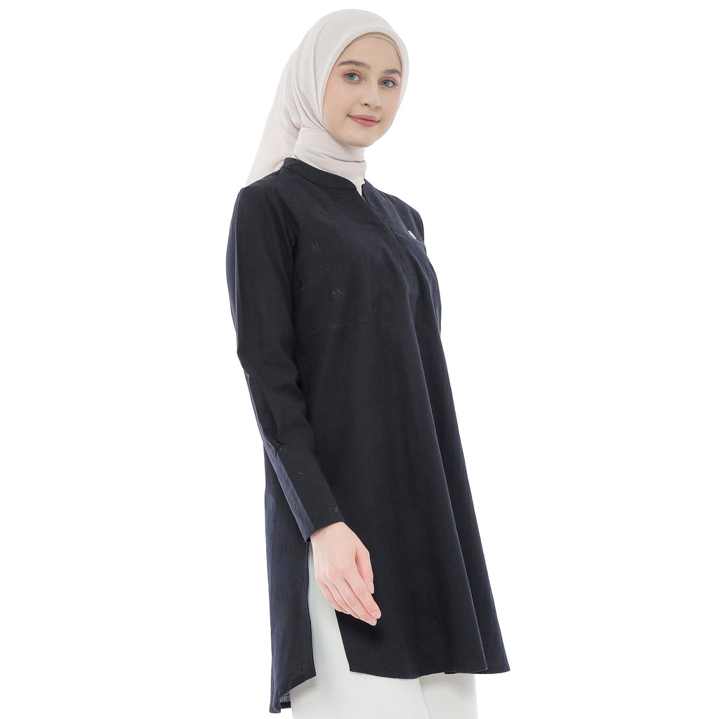 Embroidery Tunic - Black