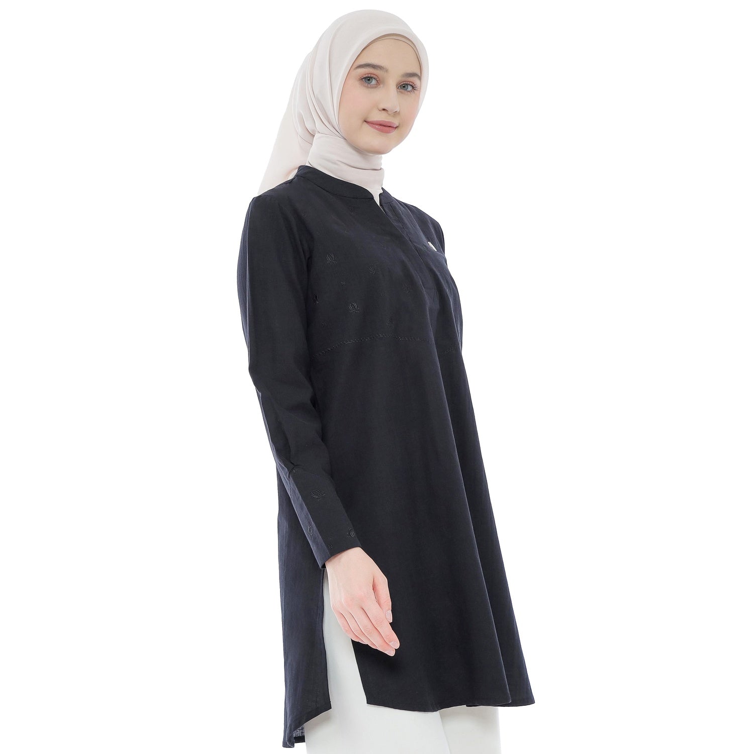 Embroidery Tunic - Black