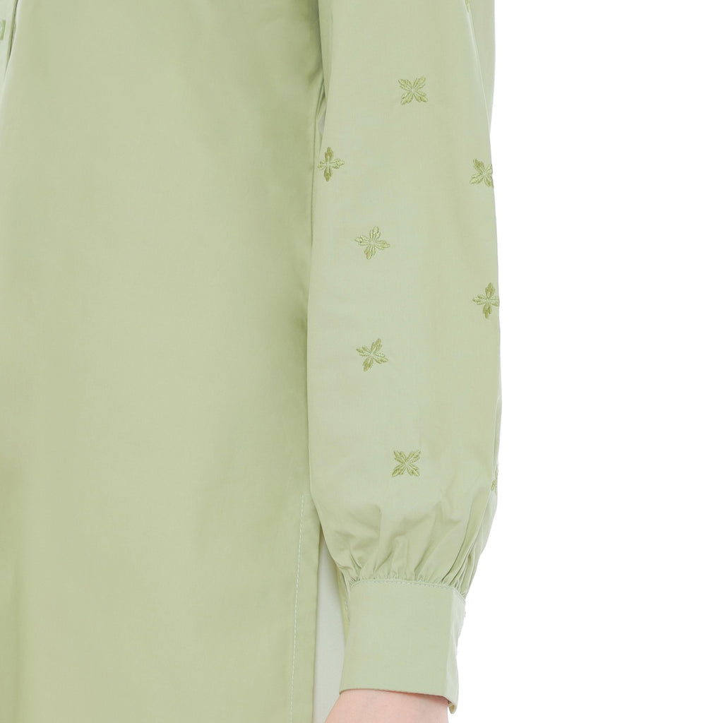 Embroidery Tunic - Lime