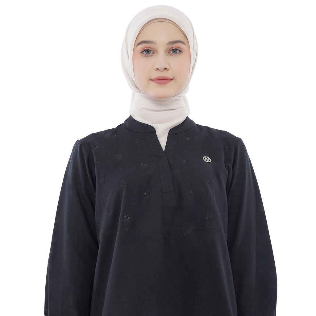 Embroidery Tunic - Black
